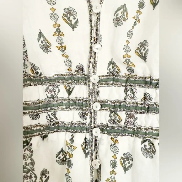 Veronica Beard Castella Floral Boho Midi Dress - Picture 10 of 16